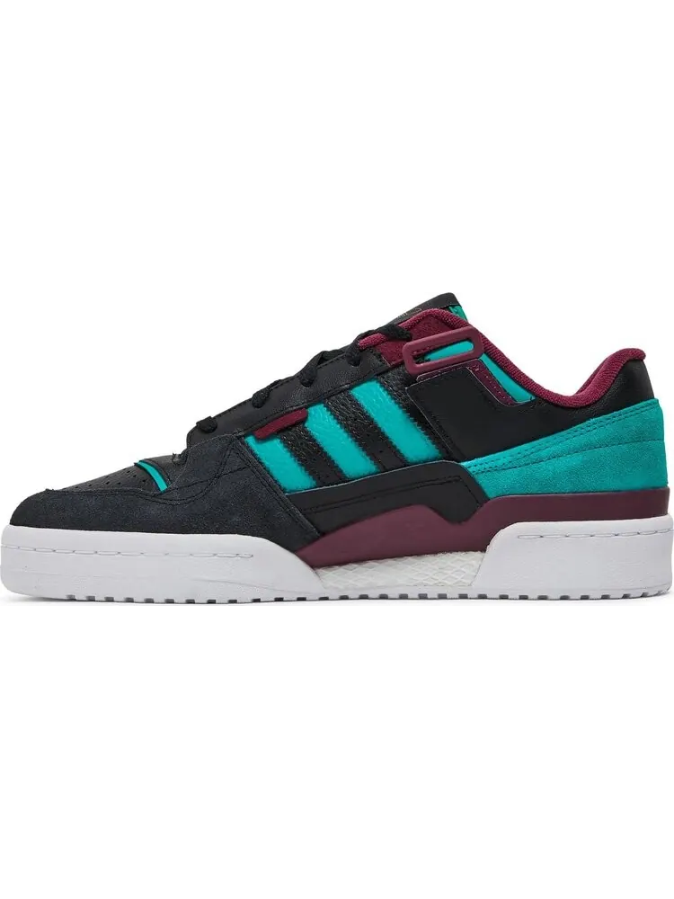 Кроссовки Adidas Forum Exhibit Low 'Black Victory Crimson' — изображение 3 из 8, черный