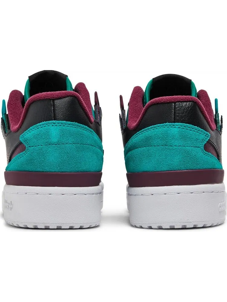Кроссовки Adidas Forum Exhibit Low 'Black Victory Crimson' — изображение 6 из 8, черный