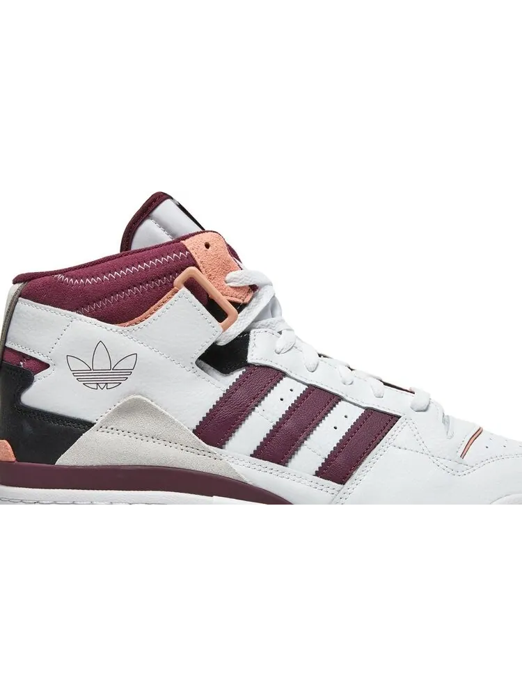 Кроссовки Adidas Forum Exhibit Mid — изображение 2 из 8, белый