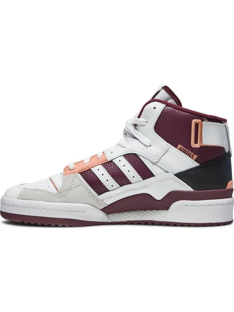 Кроссовки Adidas Forum Exhibit Mid — изображение 3 из 8, белый