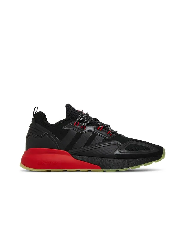 Кроссовки ZX 2K Boost 'Black Scarlet' — изображение 1 из 8, черный
