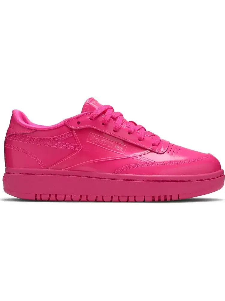 Кроссовки cardi b x wmns coated club c double 'dynamic pink' Reebok — изображение 1 из 8, розовый