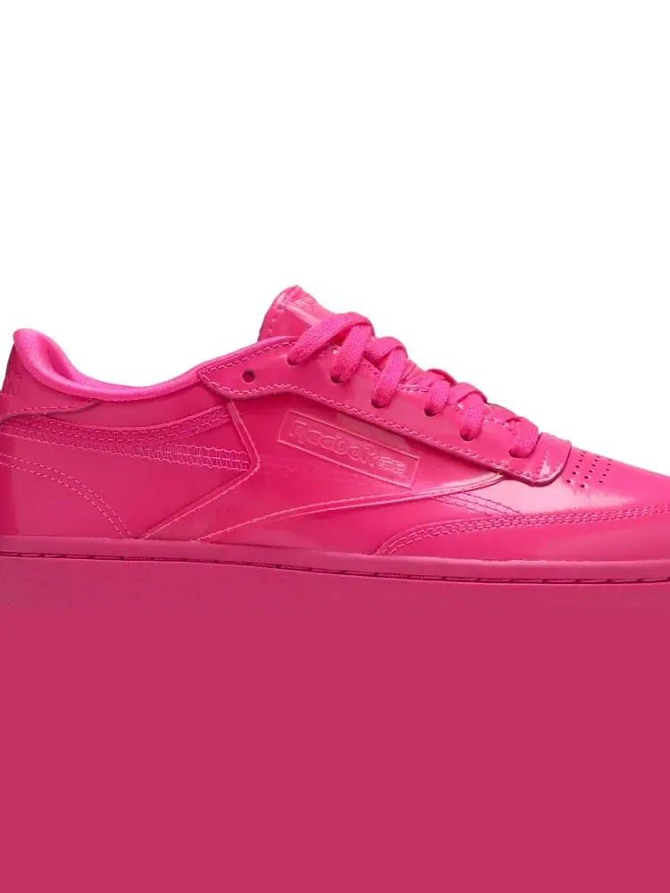 Кроссовки cardi b x wmns coated club c double 'dynamic pink' Reebok — изображение 2 из 8, розовый