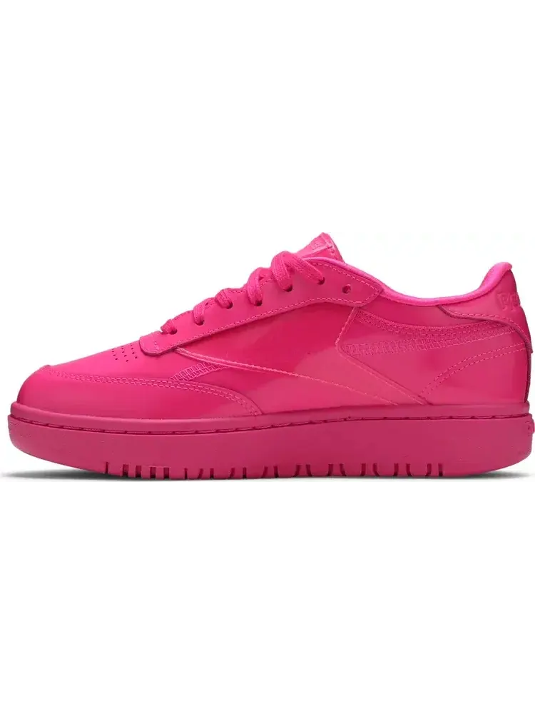 Кроссовки cardi b x wmns coated club c double 'dynamic pink' Reebok — изображение 3 из 8, розовый