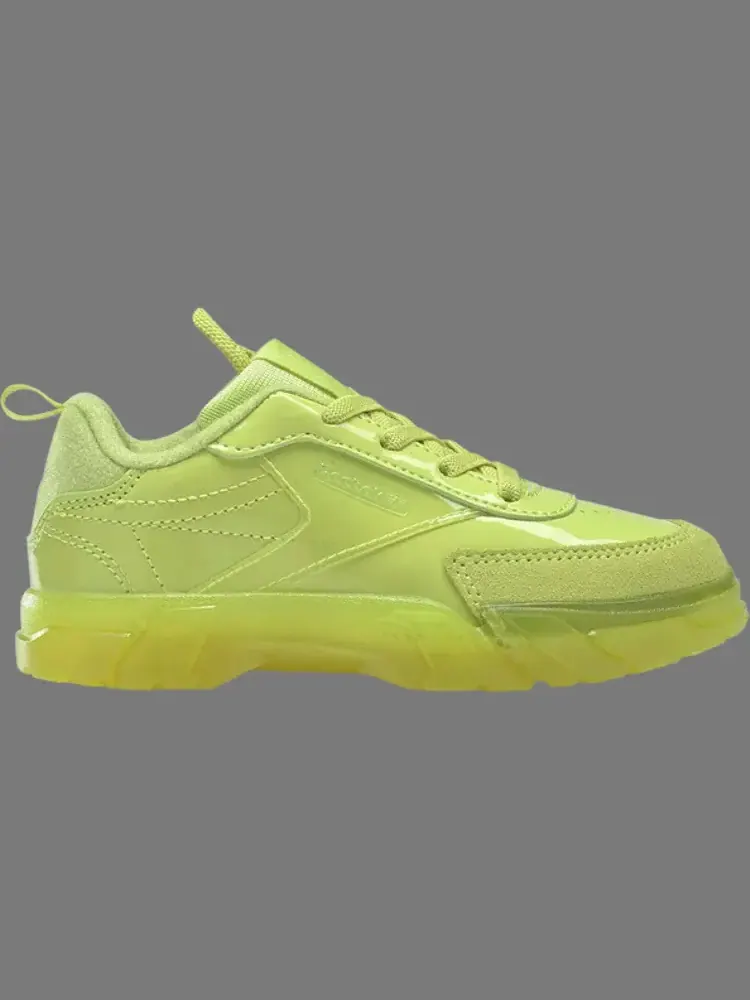 Кроссовки cardi b x club c toddler 'high vis green' Reebok — изображение 1 из 1, зеленый
