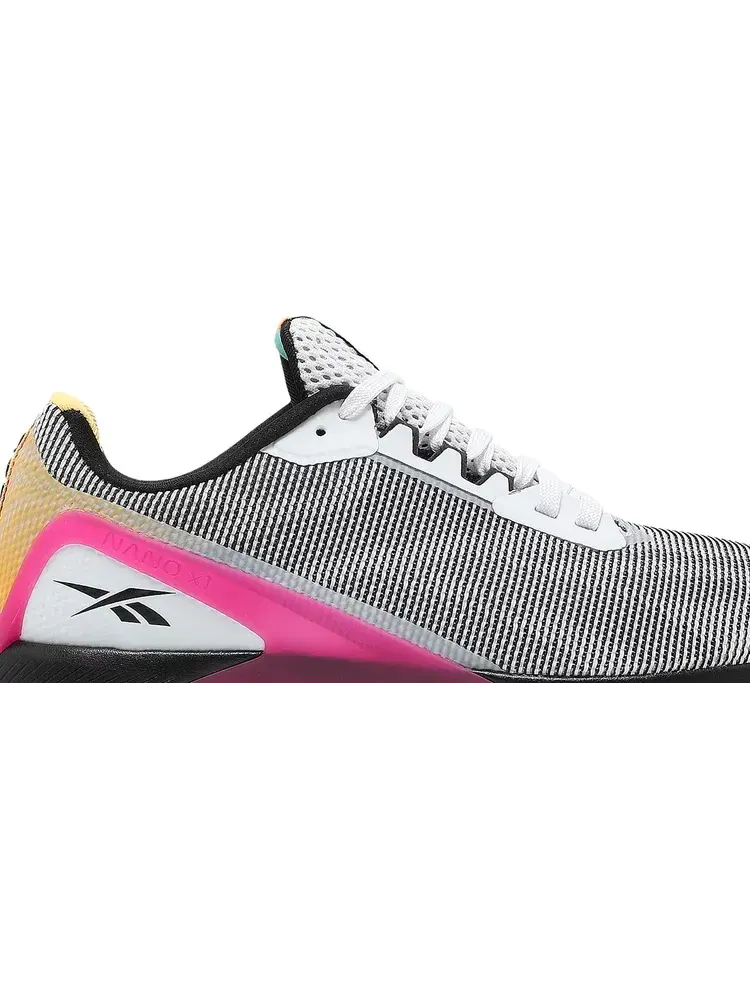 Кроссовки nano x1 grit 'white black pursuit pink' Reebok — изображение 2 из 8, розовый