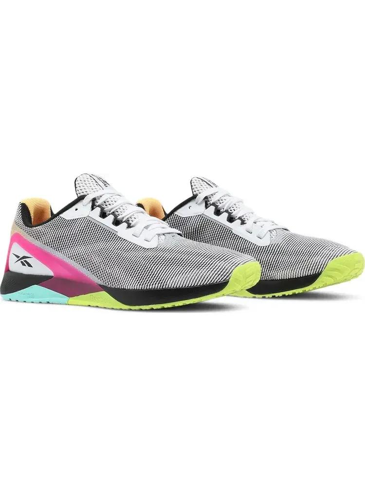 Кроссовки nano x1 grit 'white black pursuit pink' Reebok — изображение 8 из 8, розовый