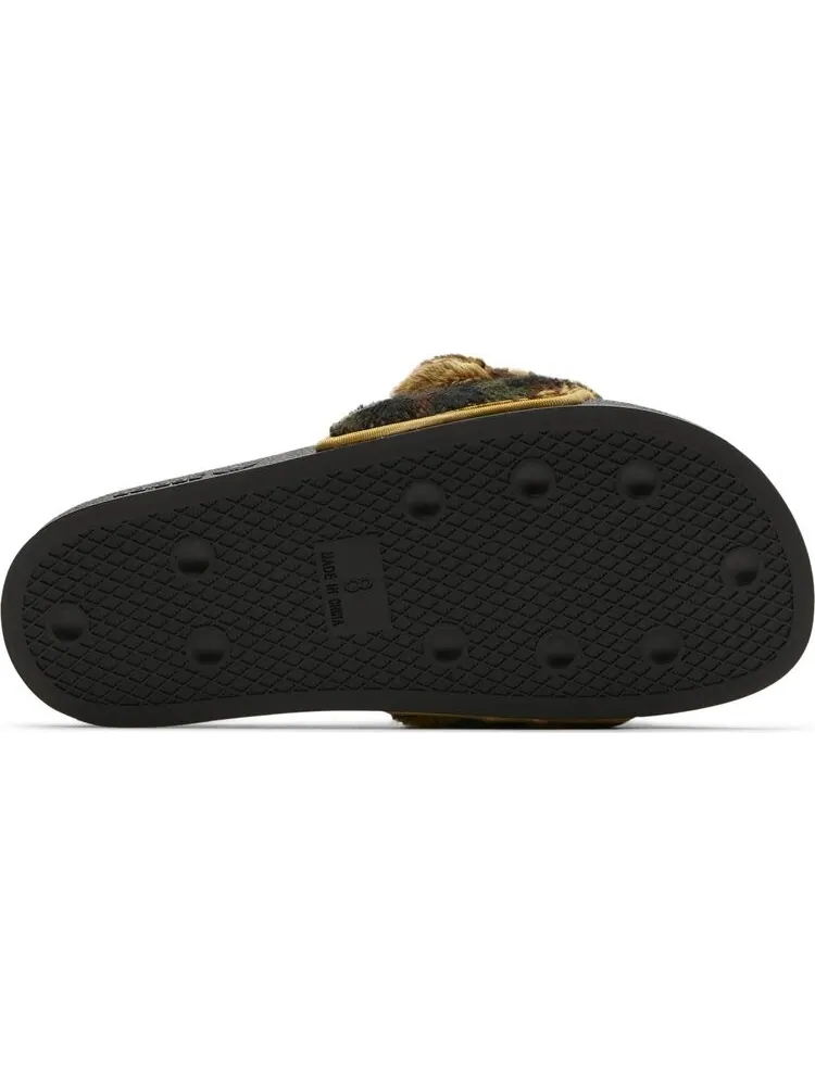 Сандалии Adidas Jeremy Scott x Adilette Slide 'Camo Teddy' — изображение 4 из 8, черный