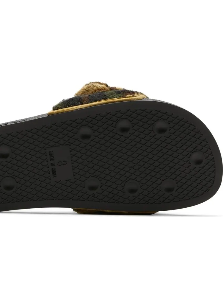 Сандалии Adidas Jeremy Scott x Adilette Slide 'Camo Teddy' — изображение 5 из 8, черный