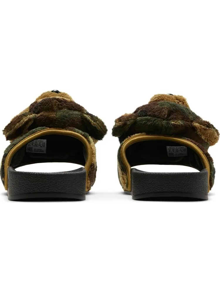 Сандалии Adidas Jeremy Scott x Adilette Slide 'Camo Teddy' — изображение 6 из 8, черный