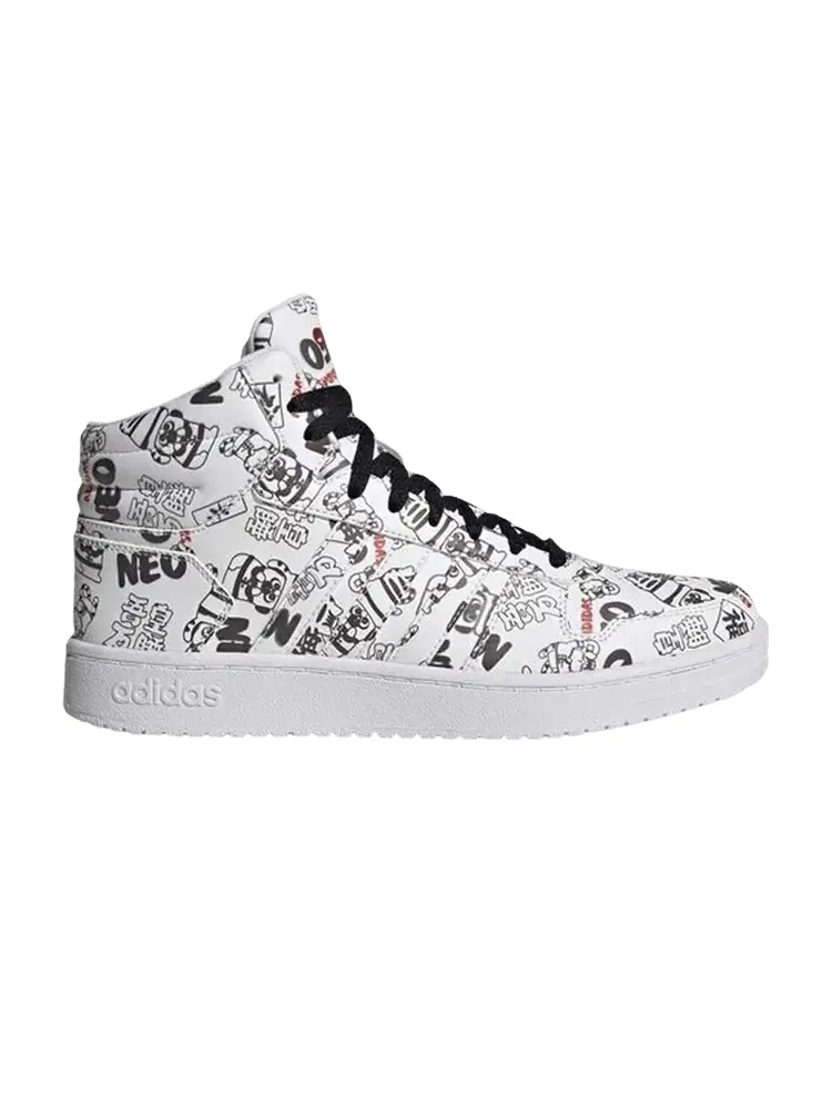 Кроссовки adidas Hoops 2.0 Mid 'Chinese New Year' — изображение 1 из 1, белый