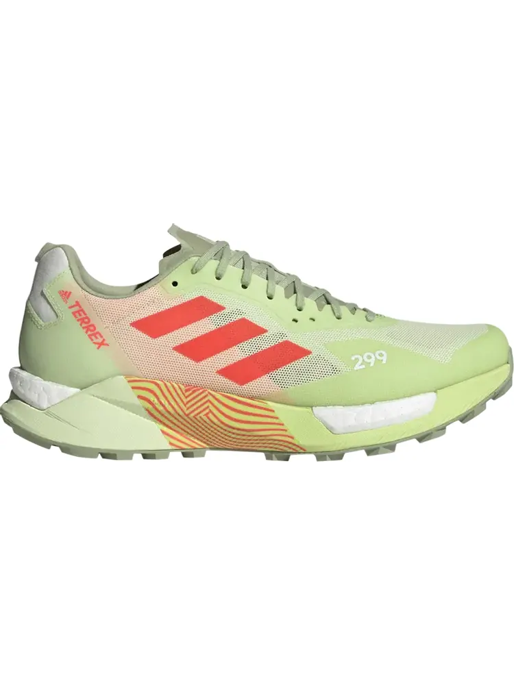 Кроссовки Adidas Terrex Agravic Ultra Trail 'Almost Lime Turbo' — изображение 1 из 1, зеленый