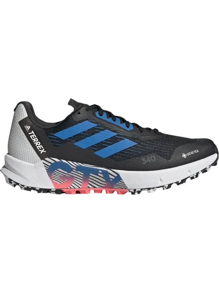 Кроссовки Adidas Terrex Agravic Flow 2.0 GTX 'Black Blue Rush Turbo' — изображение 1 из 1, черный