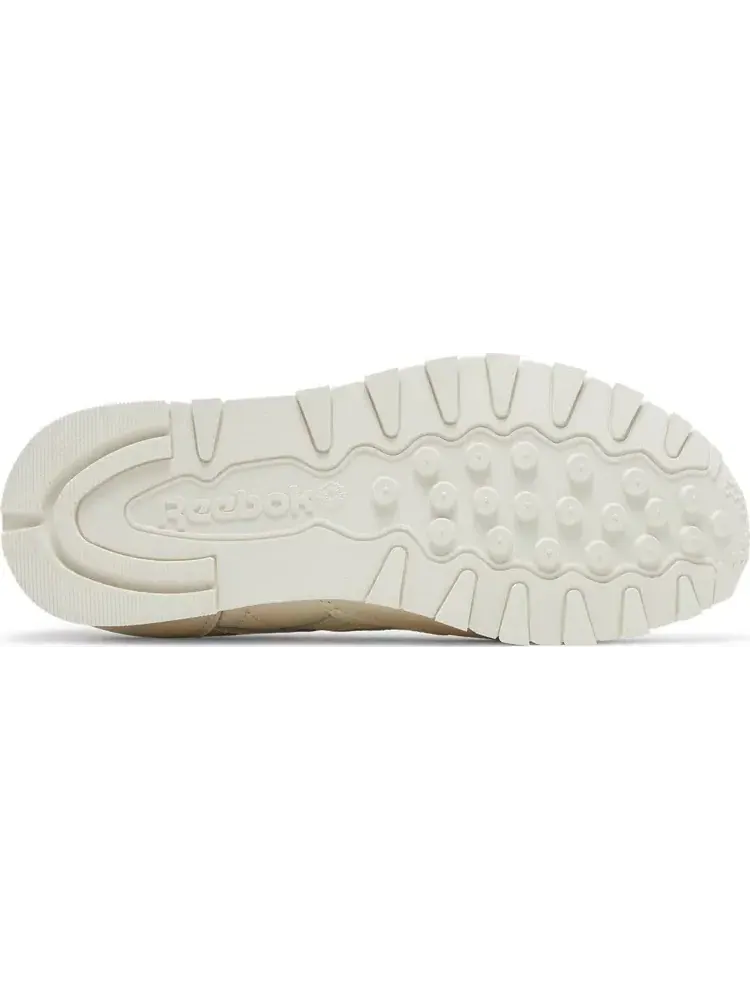 Кроссовки awake ny x classic leather 'white snakeskin' Reebok, пломбир — изображение 4 из 8, бежевый