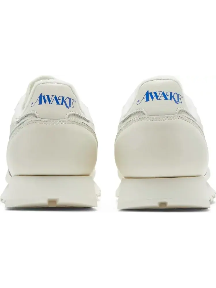 Кроссовки awake ny x classic leather 'white snakeskin' Reebok, пломбир — изображение 6 из 8, бежевый