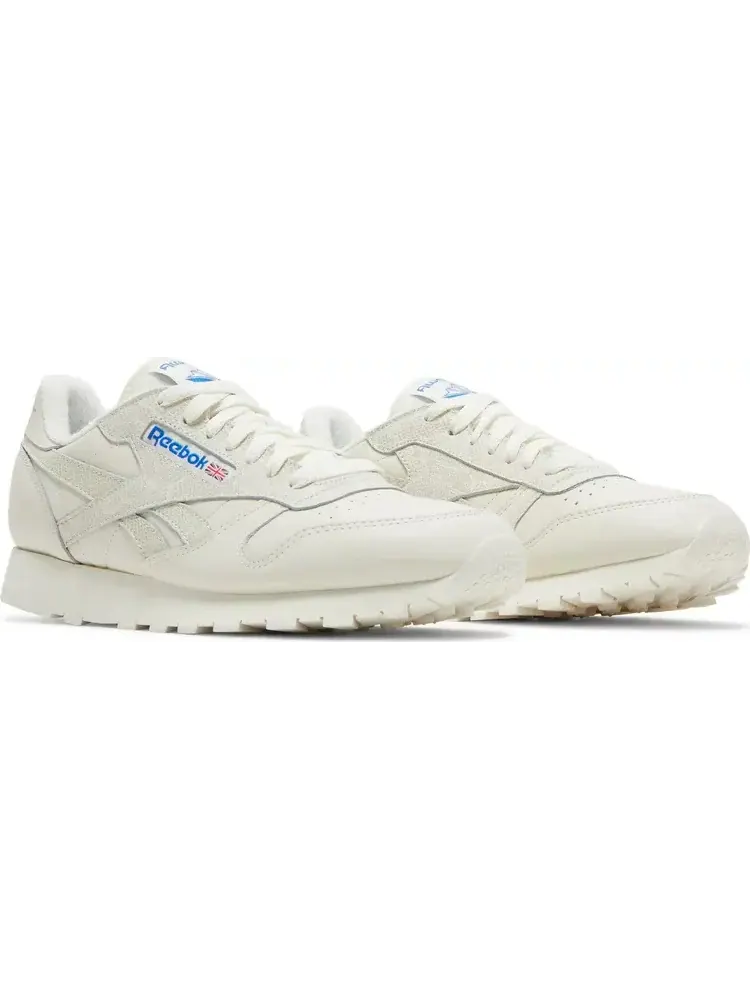 Кроссовки awake ny x classic leather 'white snakeskin' Reebok, пломбир — изображение 8 из 8, бежевый