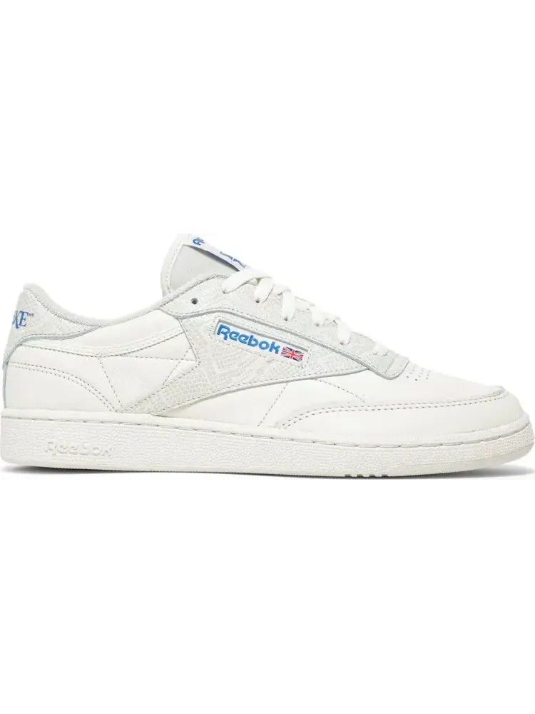 Кроссовки awake ny x club c 85 'white snakeskin' Reebok, пломбир — изображение 1 из 10, бежевый