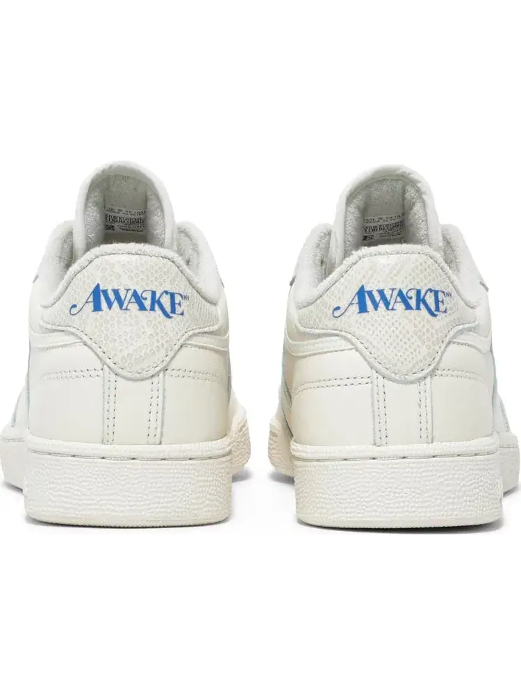 Кроссовки awake ny x club c 85 'white snakeskin' Reebok, пломбир — изображение 6 из 10, бежевый