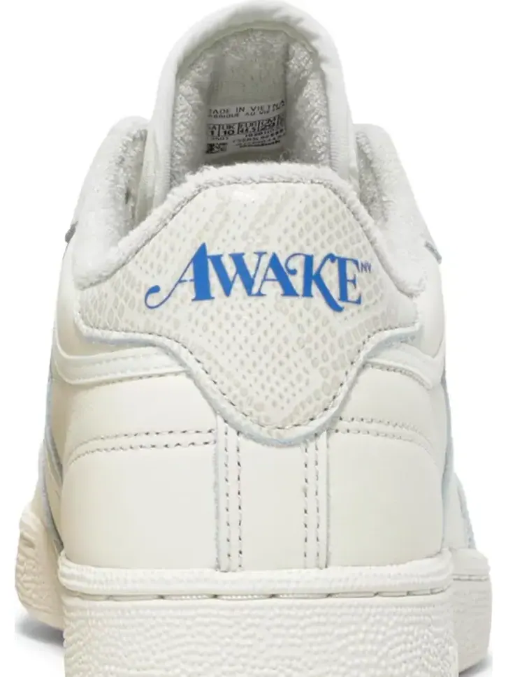 Кроссовки awake ny x club c 85 'white snakeskin' Reebok, пломбир — изображение 7 из 10, бежевый