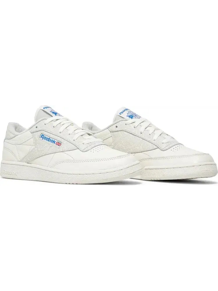 Кроссовки awake ny x club c 85 'white snakeskin' Reebok, пломбир — изображение 8 из 10, бежевый