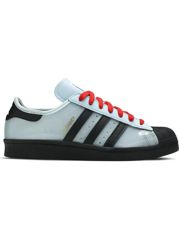 Кроссовки Adidas Blondey McCoy x Superstar 'Ice Blue Black' — изображение 1 из 8, синий