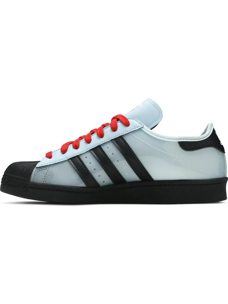 Кроссовки Adidas Blondey McCoy x Superstar 'Ice Blue Black' — изображение 3 из 8, синий