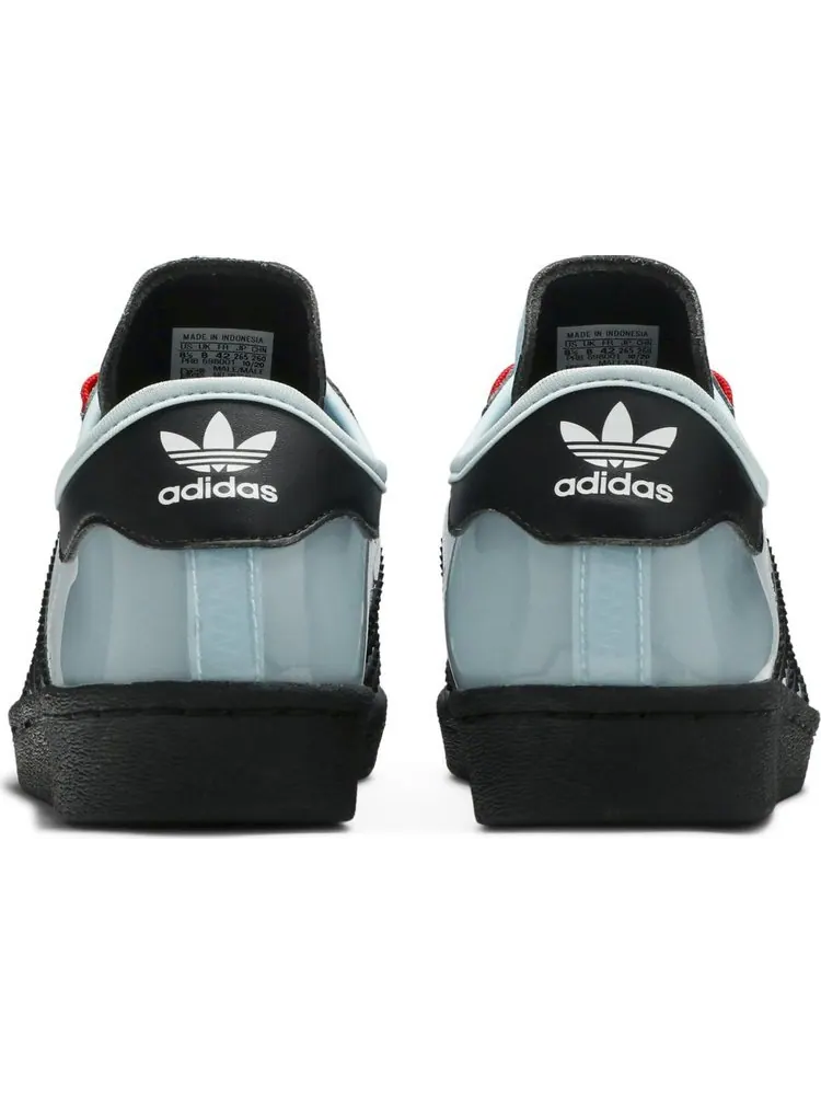 Кроссовки Adidas Blondey McCoy x Superstar 'Ice Blue Black' — изображение 6 из 8, синий