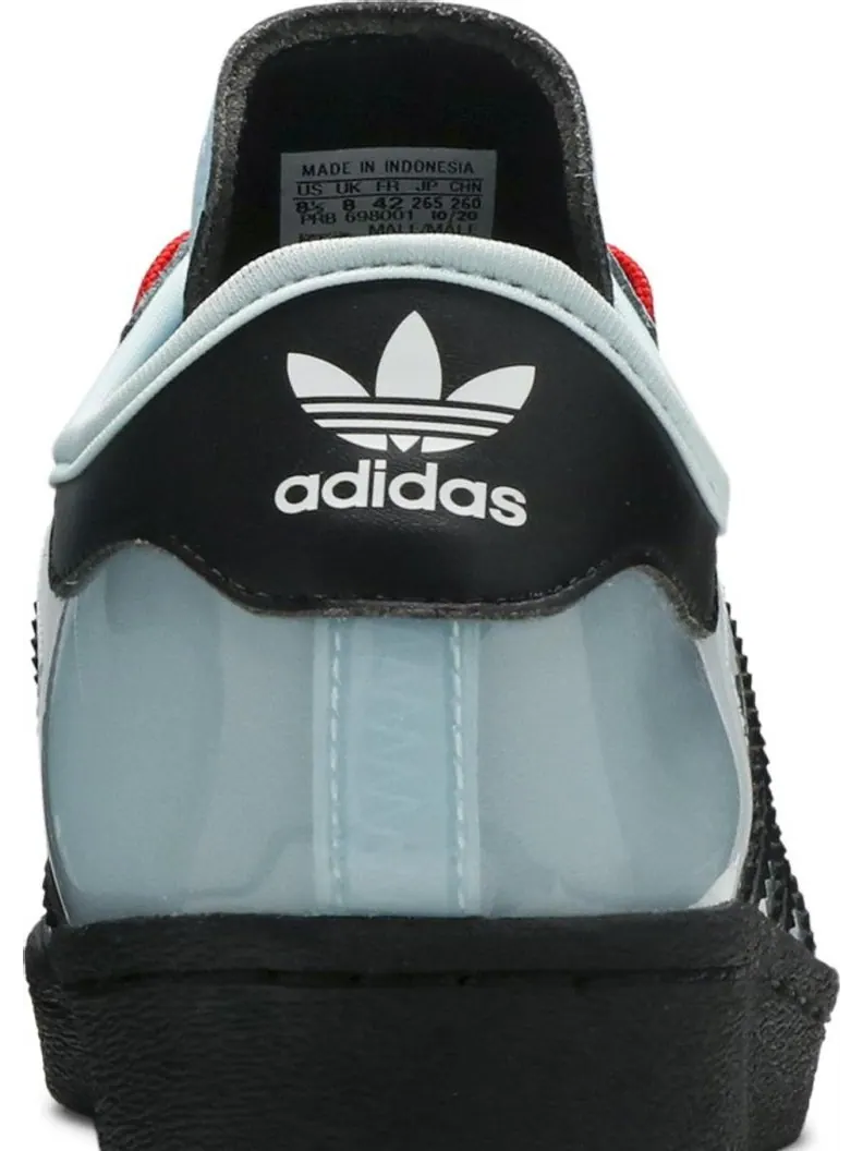 Кроссовки Adidas Blondey McCoy x Superstar 'Ice Blue Black' — изображение 7 из 8, синий
