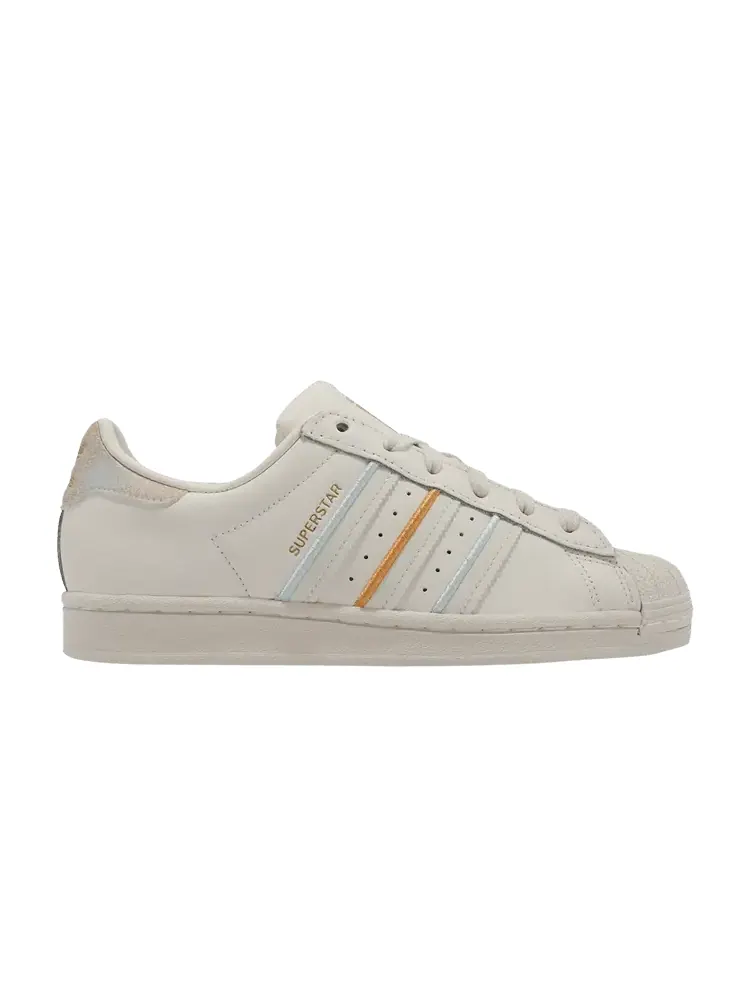 Кроссовки adidas Wmns Superstar 'Off White Almost Blue' — изображение 1 из 1, белый/белый/синий