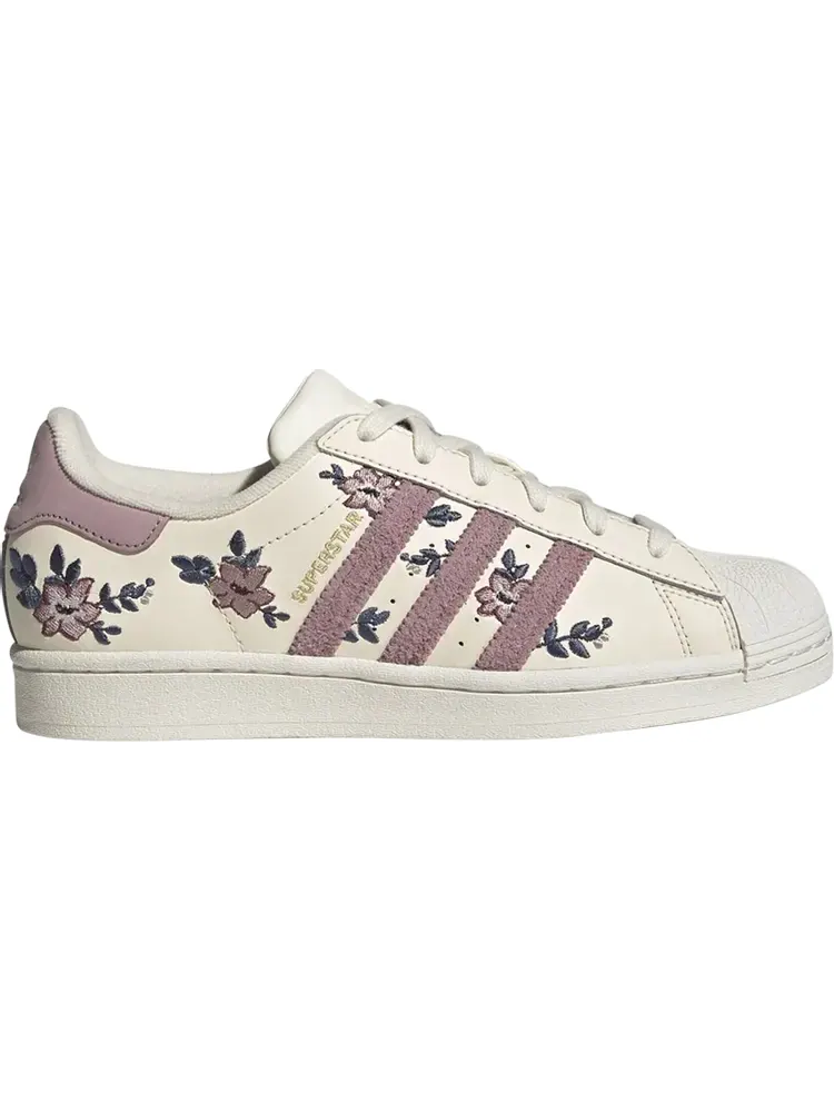 Кроссовки Adidas Wmns Superstar 'Floral' — изображение 1 из 1, бежевый