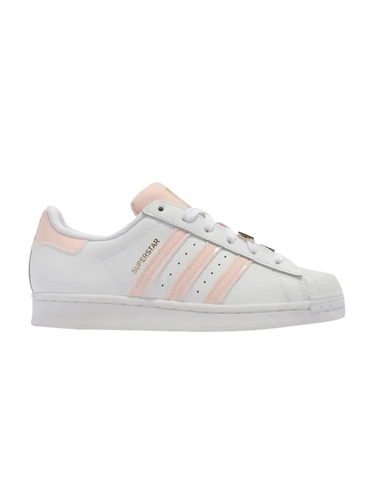 Кроссовки adidas Wmns Superstar 'White Pink Tint' — изображение 1 из 1, белый/розовый/золотистый