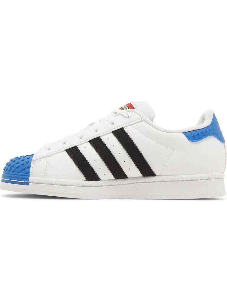 Кроссовки Adidas LEGO x Superstar J — изображение 3 из 8, белый