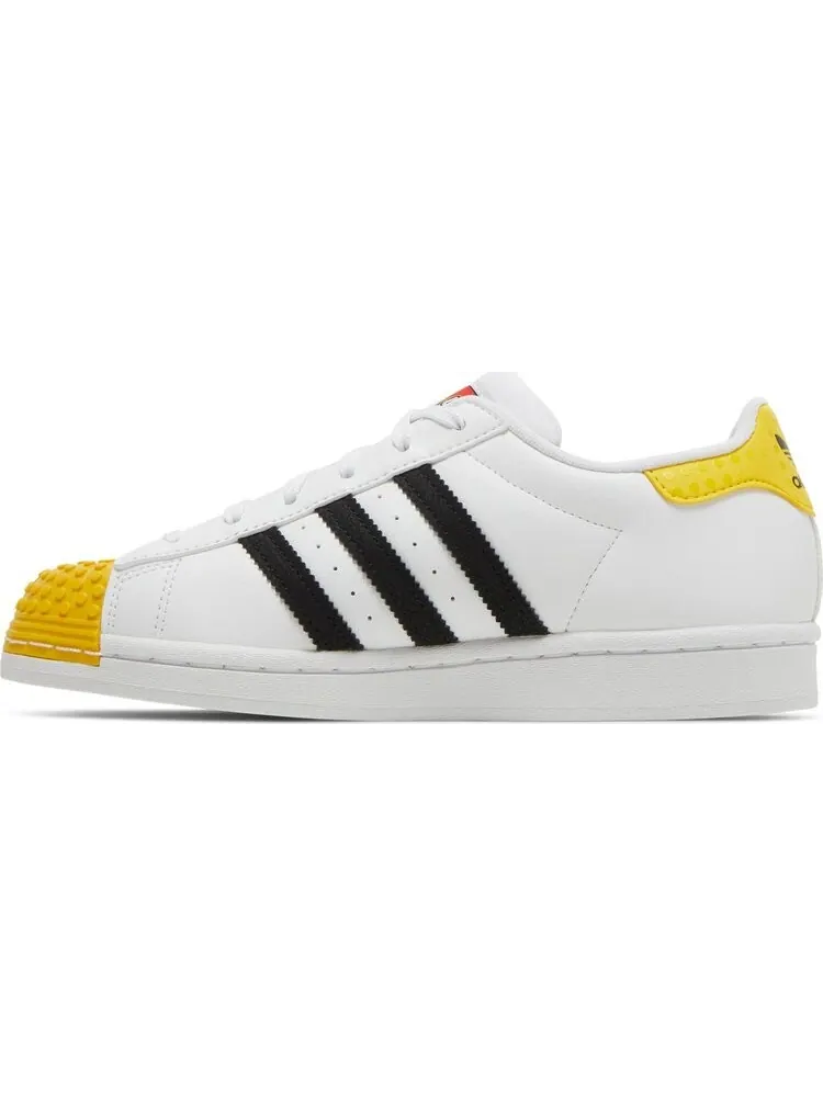 Кроссовки Adidas LEGO x Superstar J — изображение 3 из 8, белый