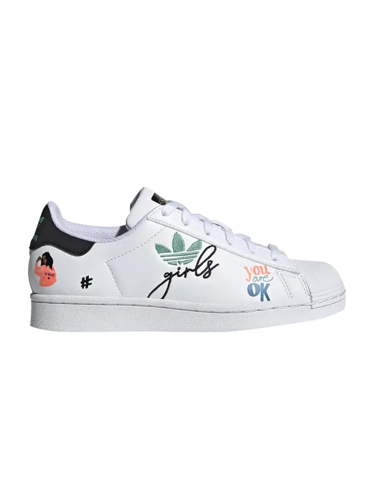 Кроссовки Adidas Superstar Pure J — изображение 1 из 1, белый