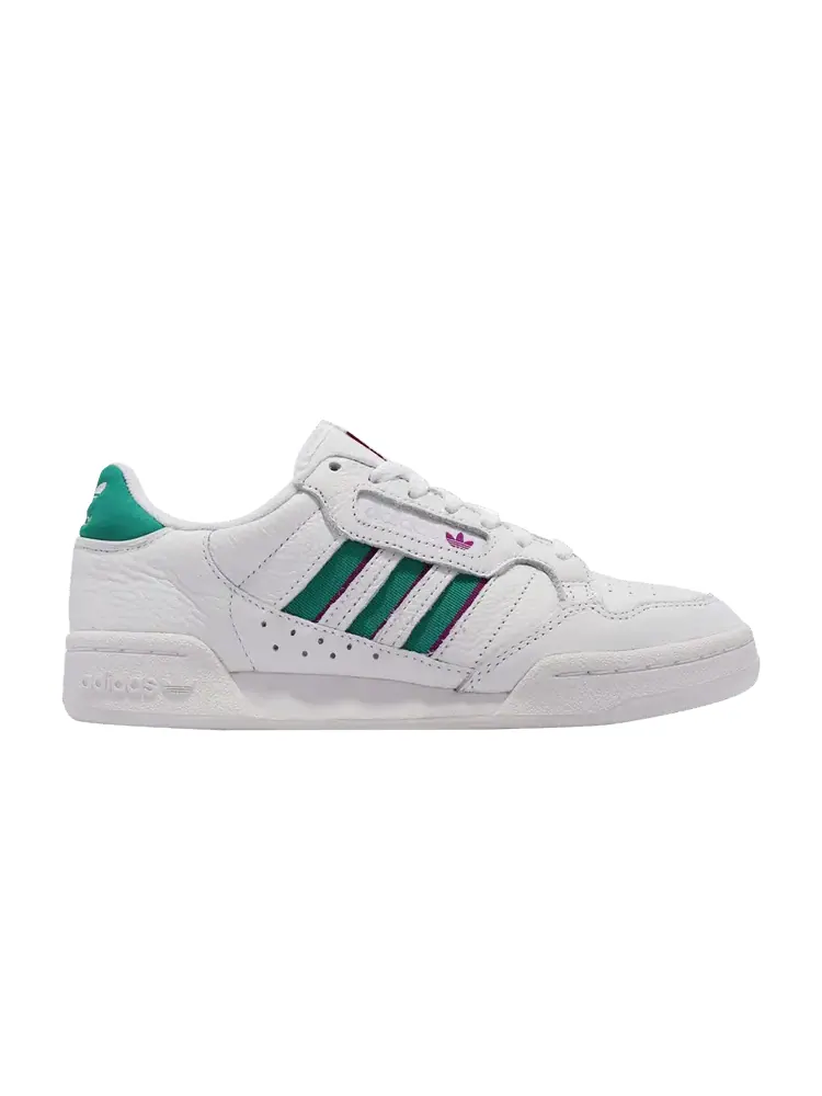 Кроссовки Adidas Wmns Continental 80 Stripes — изображение 1 из 1, белый зеленый