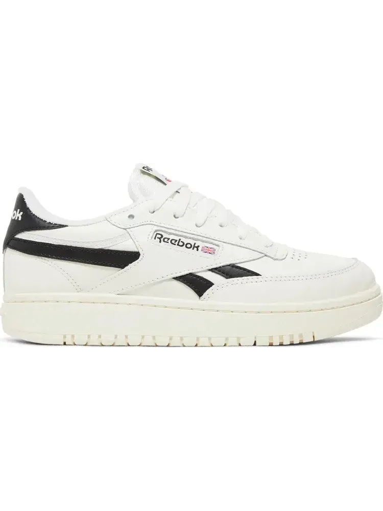 Кроссовки wmns club c double 'chalk black' Reebok — изображение 1 из 8, белый