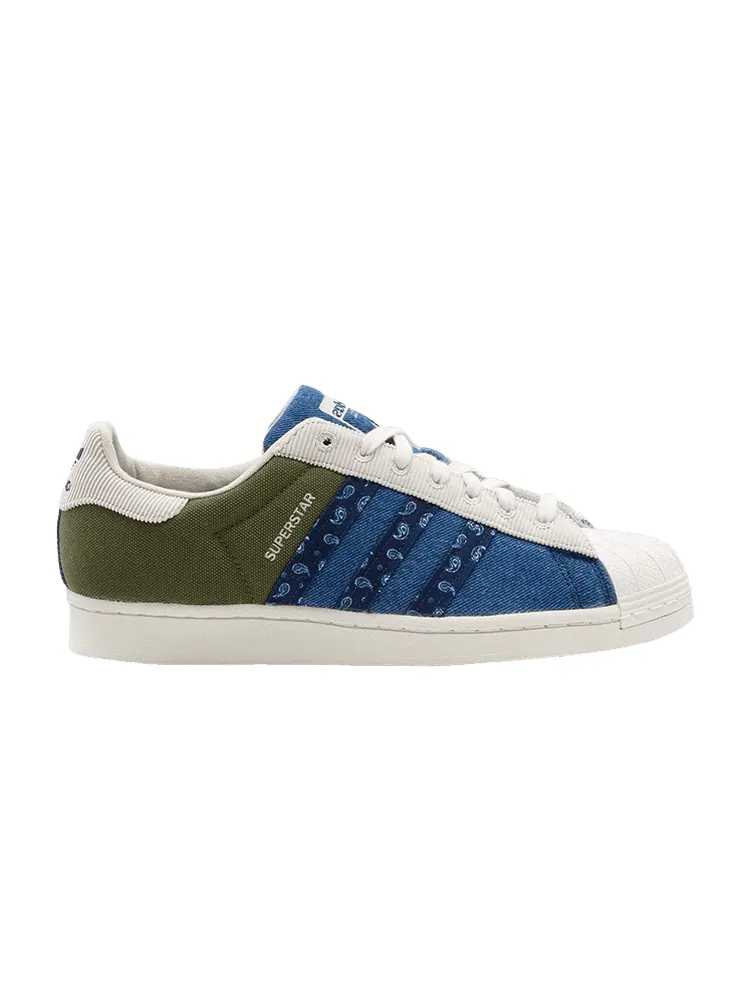 Кроссовки adidas Superstar 'Paisley Stripes' — изображение 1 из 1