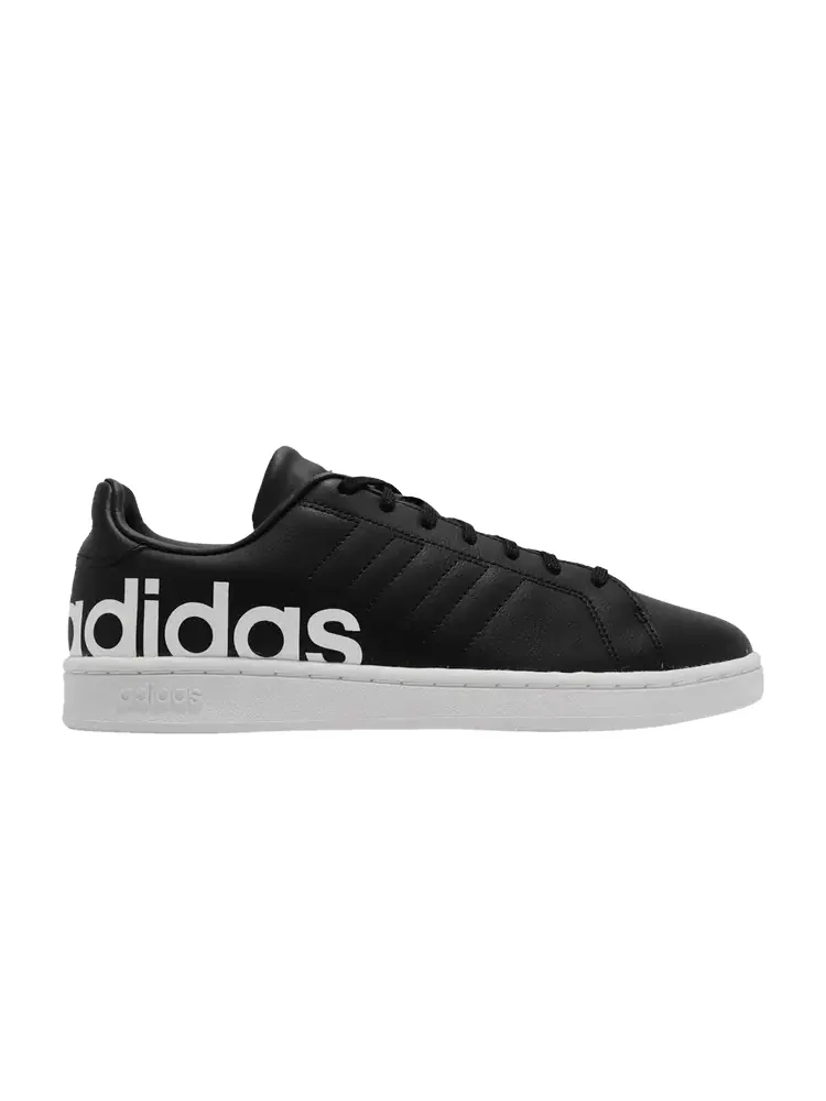 Кроссовки adidas Grand Court Base Beyond 'Black' — изображение 1 из 1, черный/черный/белый
