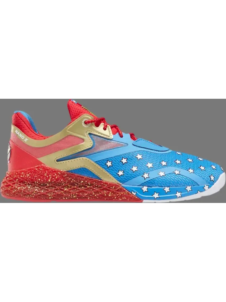 Кроссовки wonder woman x nano x 'superhero costume' Reebok — изображение 1 из 1, синий