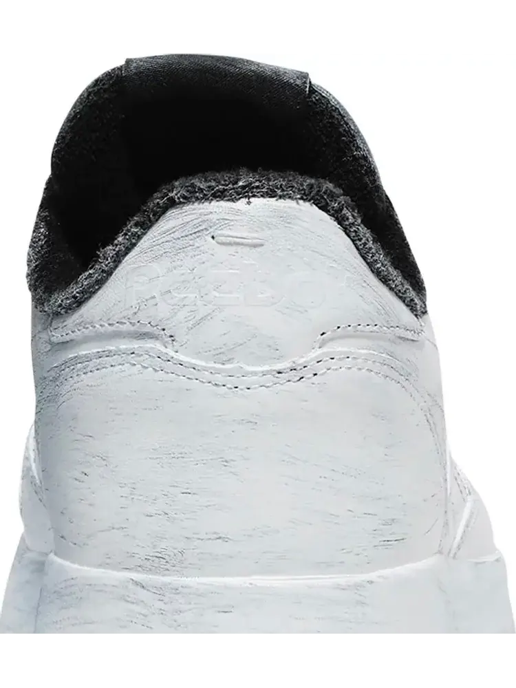 Кроссовки maison margiela x classic leather tabi 'whiteout' Reebok — изображение 7 из 8, белый