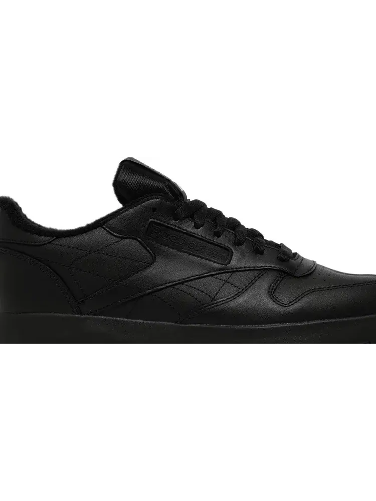 Кроссовки maison margiela x classic leather tabi 'black' Reebok — изображение 2 из 10, черный