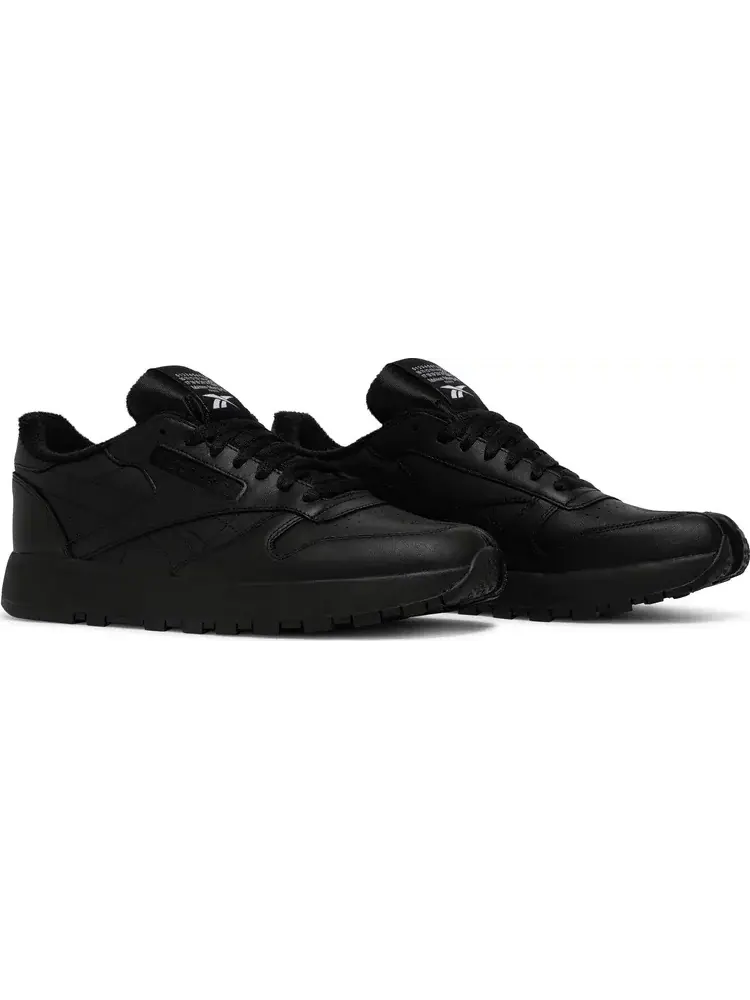 Кроссовки maison margiela x classic leather tabi 'black' Reebok — изображение 8 из 10, черный