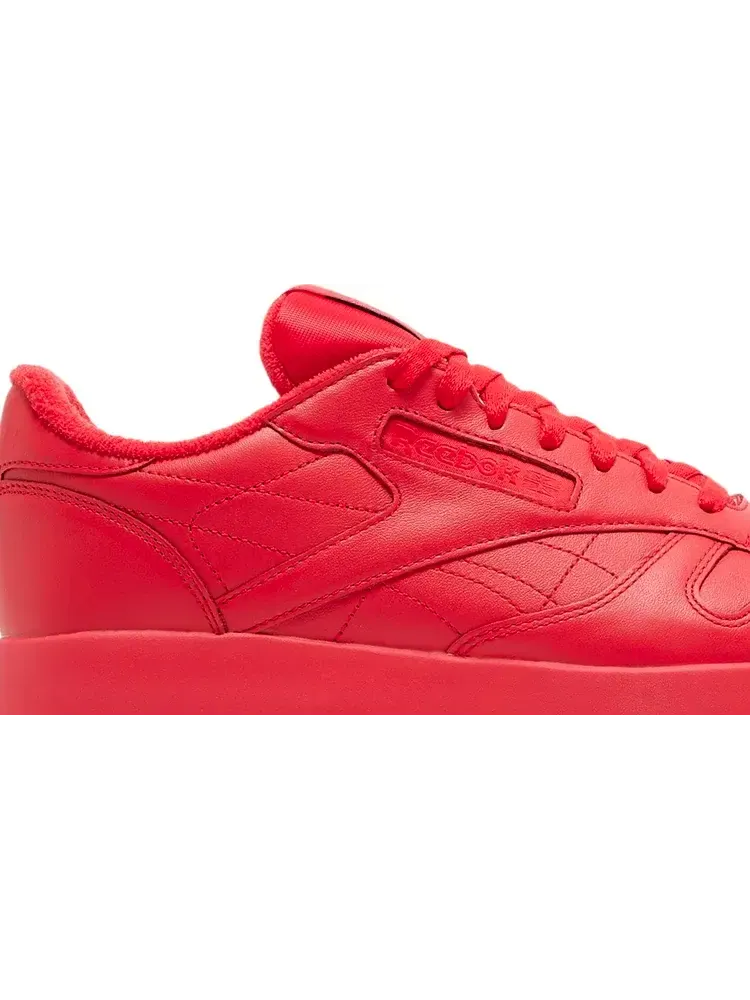 Кроссовки maison margiela x classic leather tabi 'vector red' Reebok — изображение 2 из 8, красный
