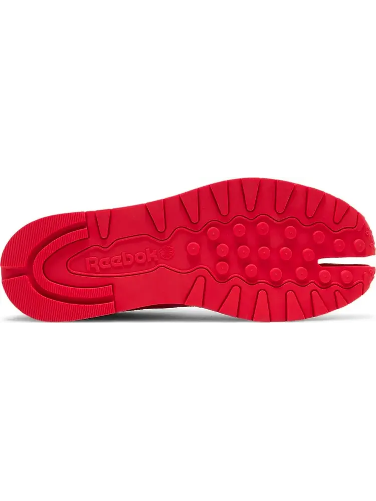 Кроссовки maison margiela x classic leather tabi 'vector red' Reebok — изображение 4 из 8, красный