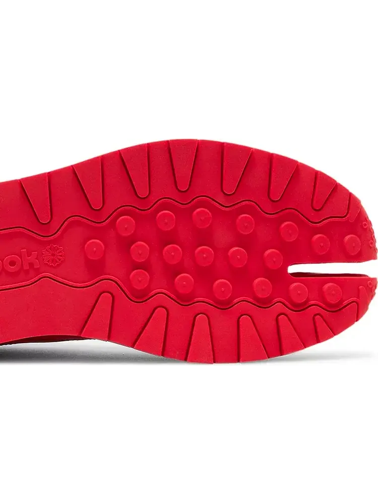 Кроссовки maison margiela x classic leather tabi 'vector red' Reebok — изображение 5 из 8, красный