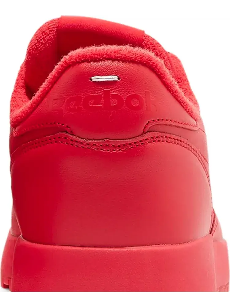 Кроссовки maison margiela x classic leather tabi 'vector red' Reebok — изображение 7 из 8, красный