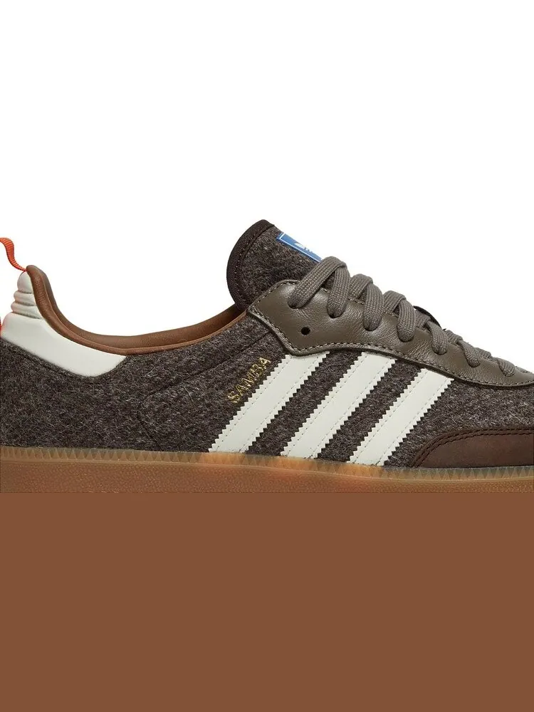 Кроссовки Adidas Samba Fox 'Dark Brown' — изображение 2 из 8, коричневый