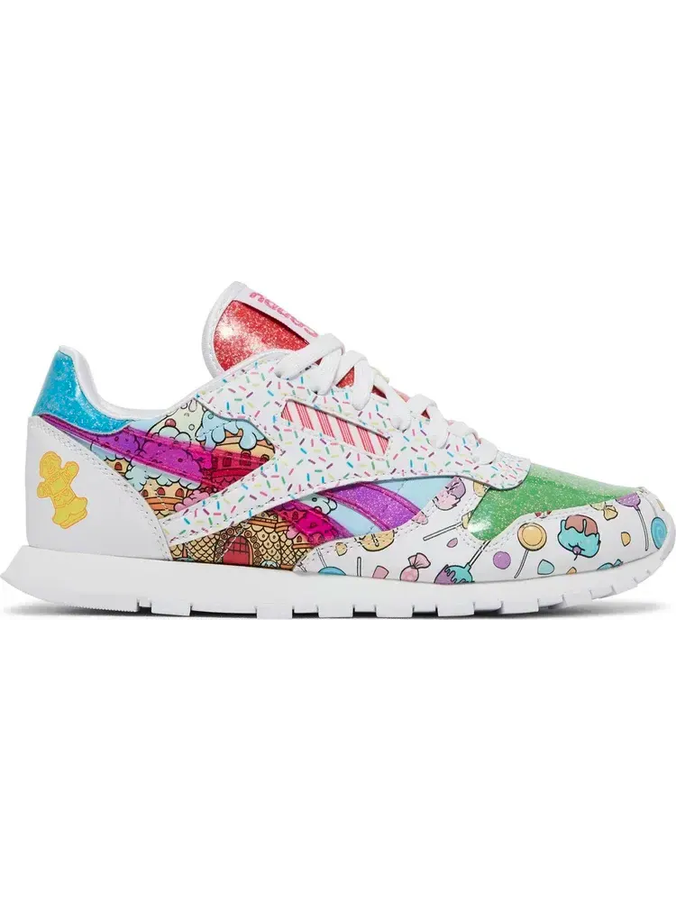 Кроссовки hasbro x classic leather big kid 'candy land' Reebok — изображение 1 из 8, мульти