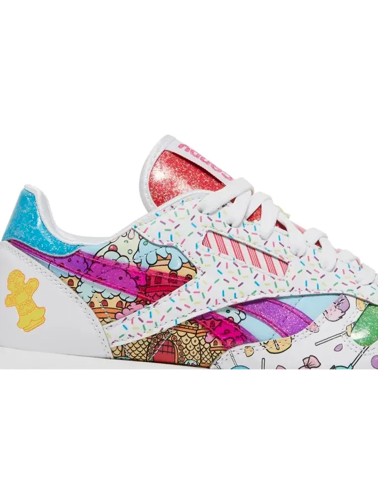Кроссовки hasbro x classic leather big kid 'candy land' Reebok — изображение 2 из 8, мульти