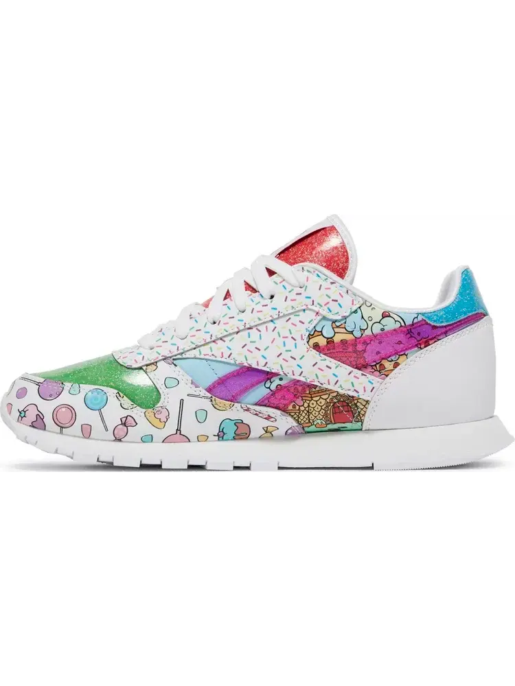 Кроссовки hasbro x classic leather big kid 'candy land' Reebok — изображение 3 из 8, мульти